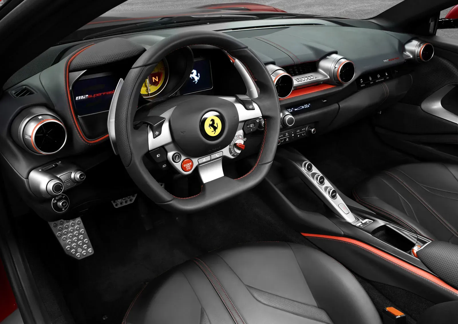 Interior Ferrari 812 Superfast