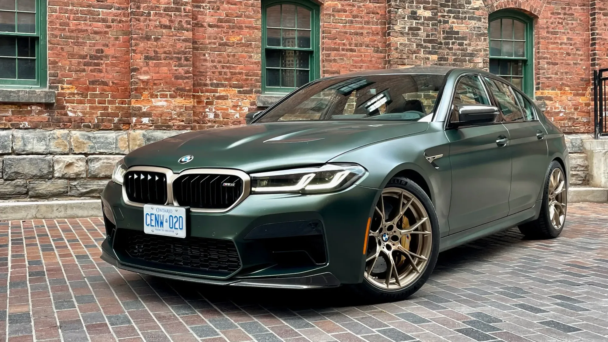 BMW M5 CS Verde