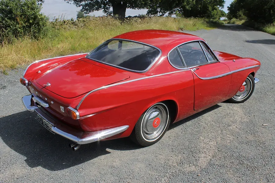 Parte Trasera Volvo P1800 1960 Rojo