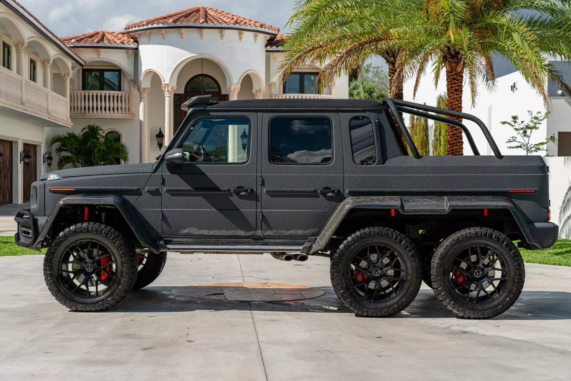 Lateral Mercedes-Benz G 63 AMG 6x6 Gris