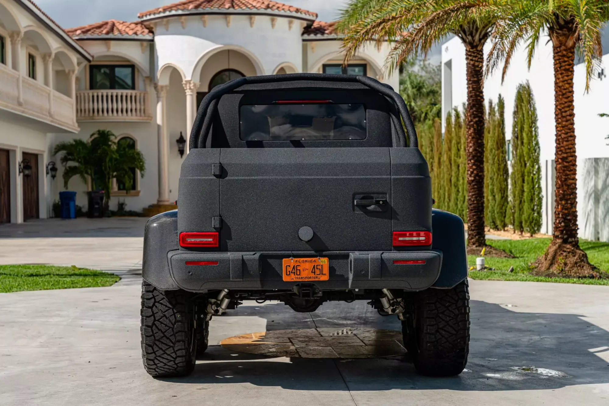 Parte Trasera Mercedes-Benz G 63 AMG 6x6 Gris