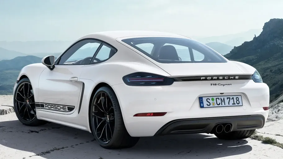 Parte Trasera Porsche Cayman Blanco