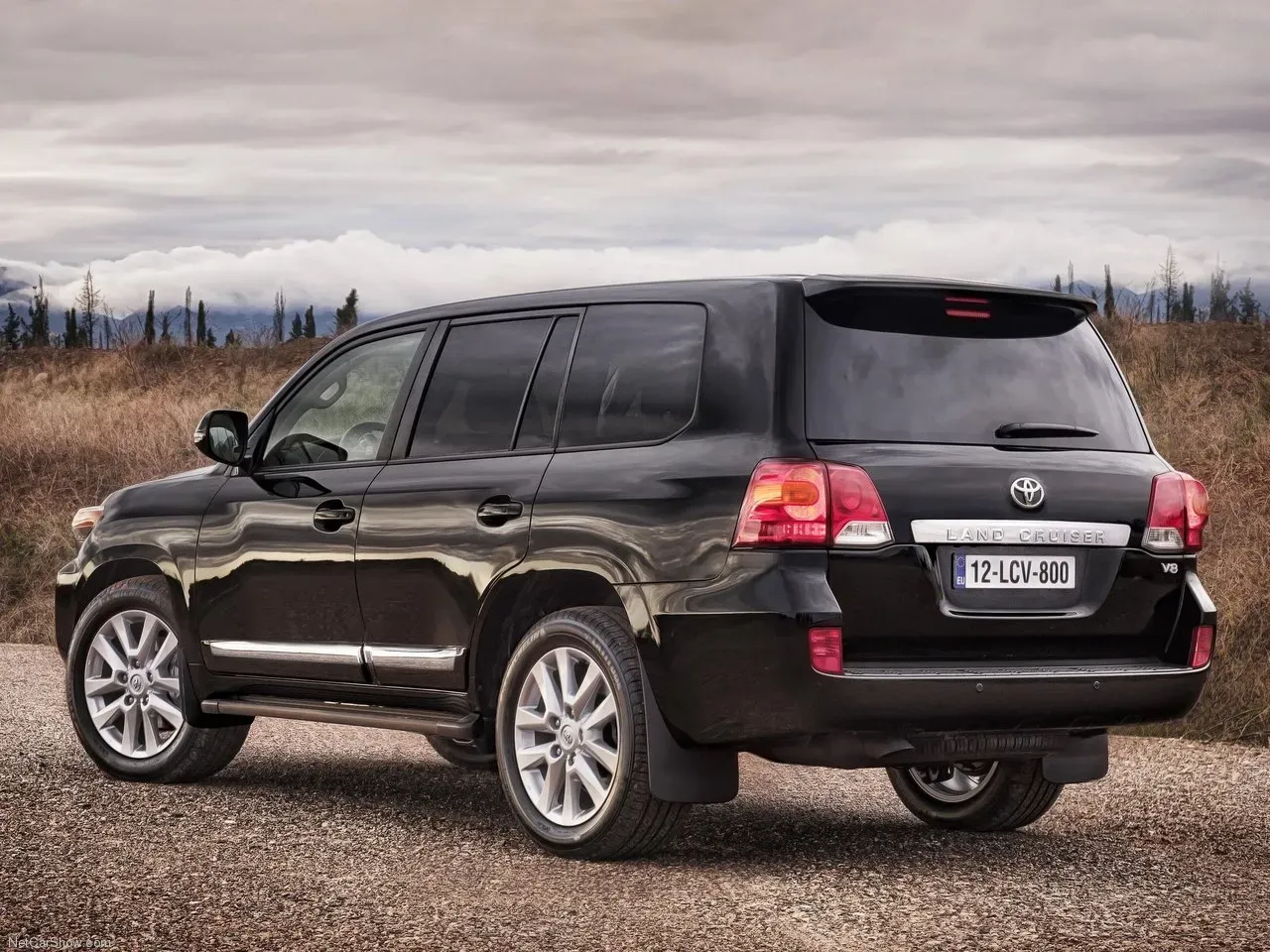 Parte Trasera Toyota Land Cruiser 2013 Negro