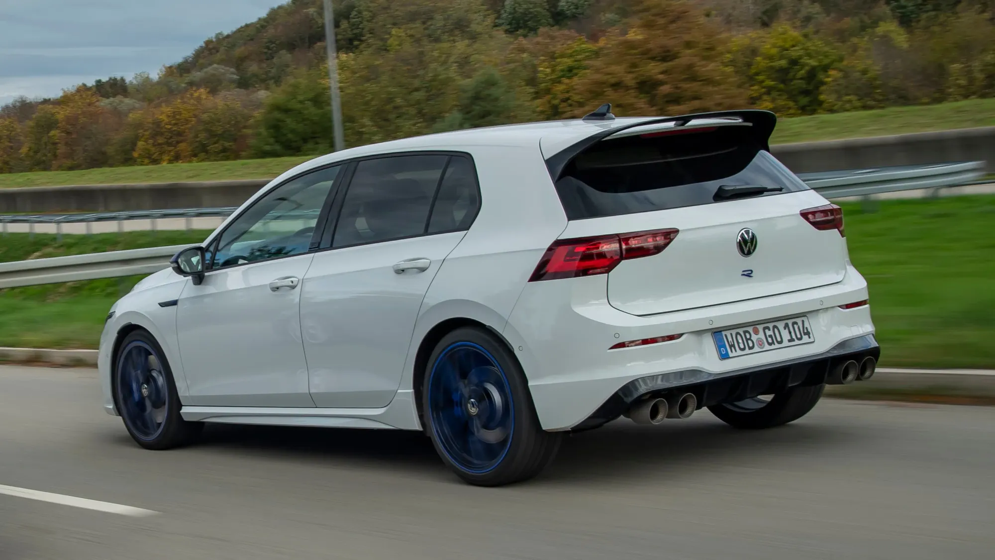 Parte Trasera Volkswagen Golf Blanco