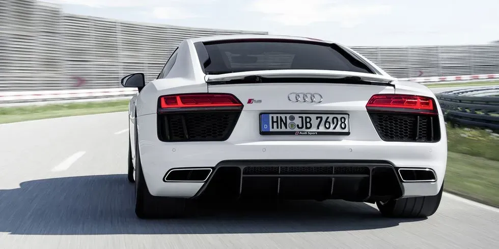 Parte Trasera Audi R8 RWS Blanco