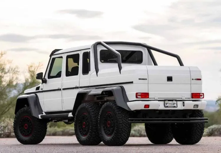 Parte Trasera Mercedes-Benz G 63 AMG 6x6 Blanco