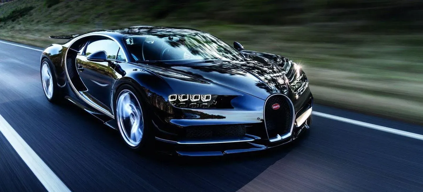 Bugatti Chiron (2016) Negro