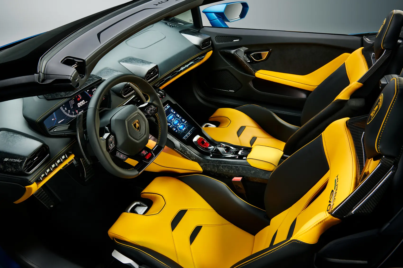 Interior Del Vehículo Lamborghini Huracán