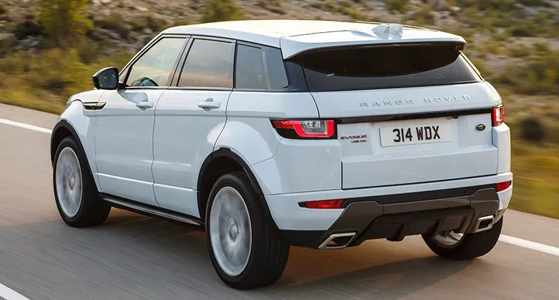 Parte Trasera Land Rover Evoque Blanco