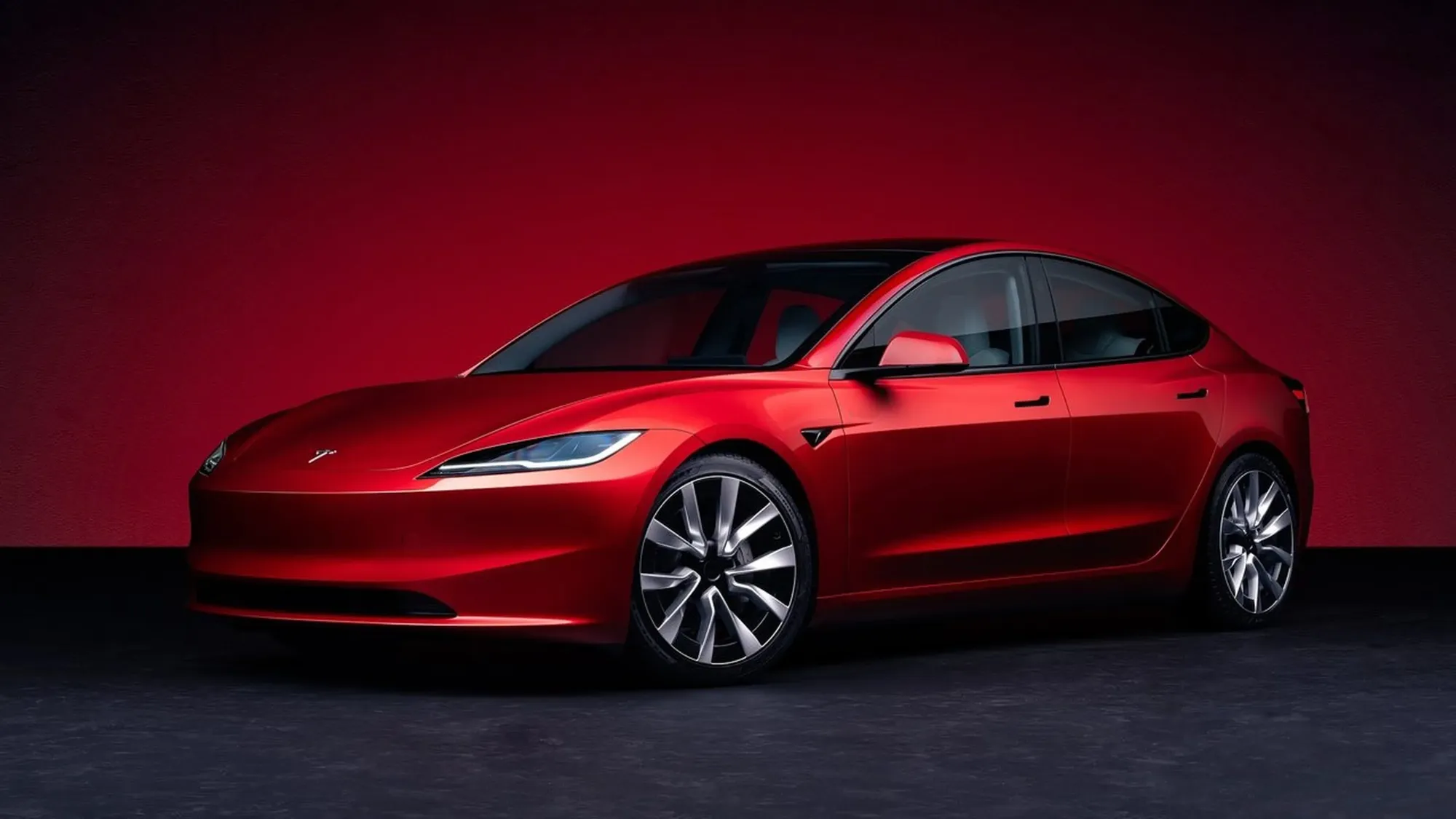 Tesla Model Y Performanc Rojo