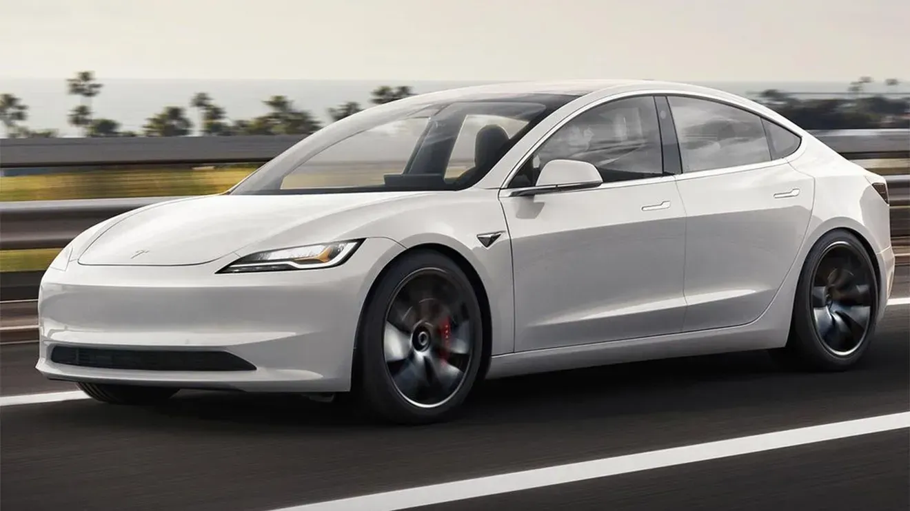 Tesla Model 3 Plateado