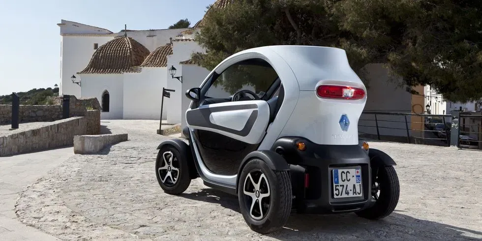 Parte Trasera Renault Twizy Blanco