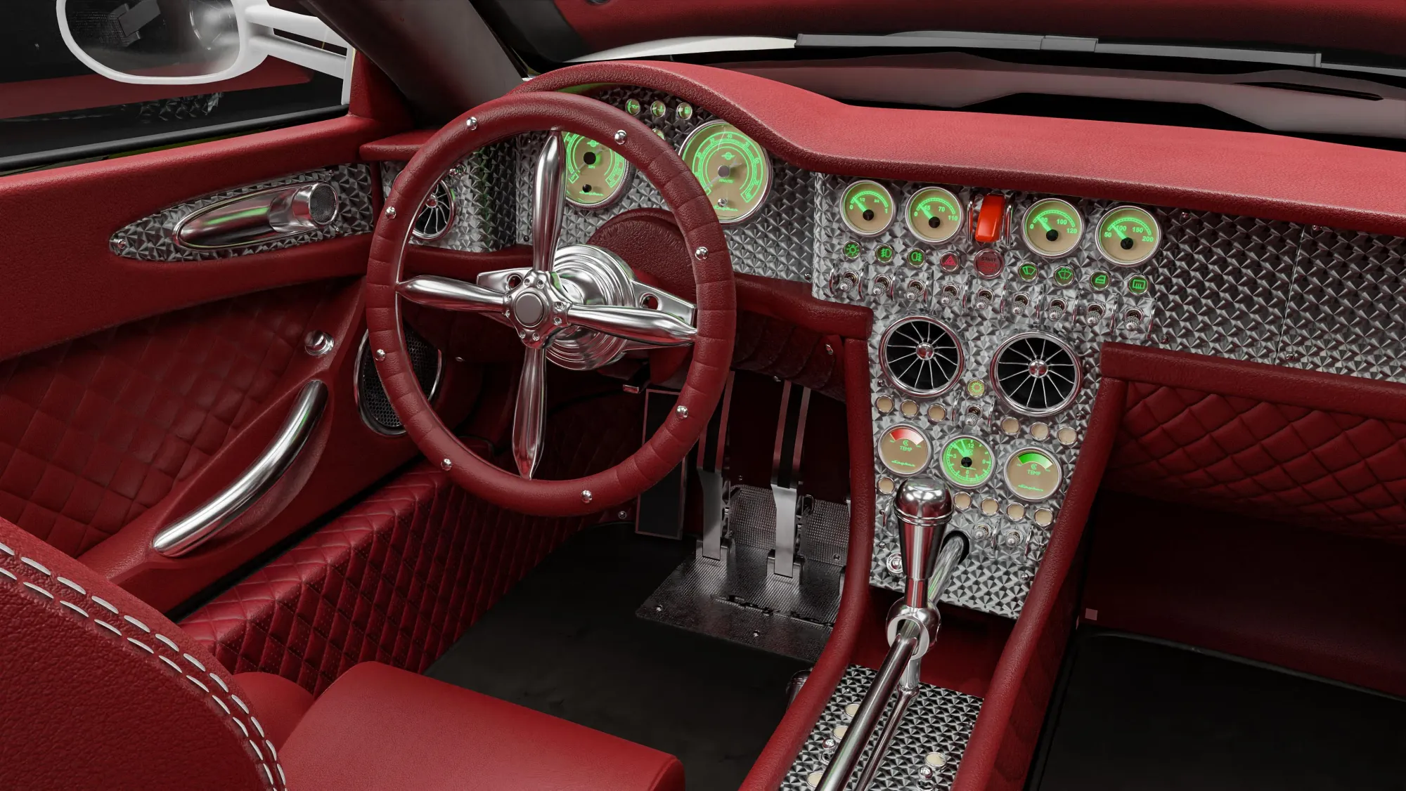 Interior Spyker C8 Spyder