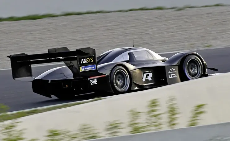 Lateral Volkswagen ID.R Pikes Peak Negro