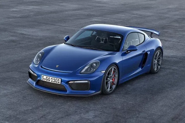 Porsche Cayman T Azul