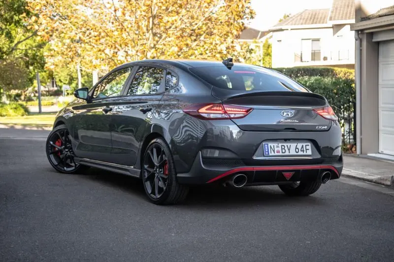 Parte Trasera Hyundai i30 N Fastback Gris