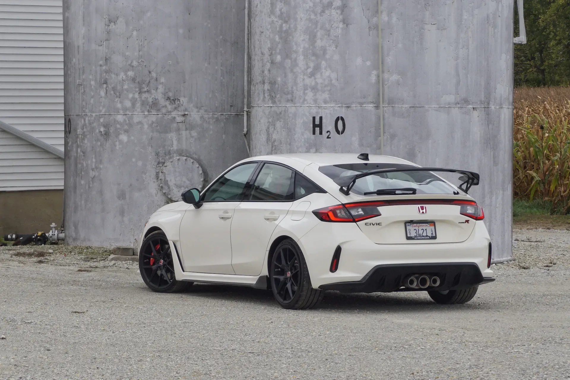 Parte Trasera Honda Civic Type R Blanco