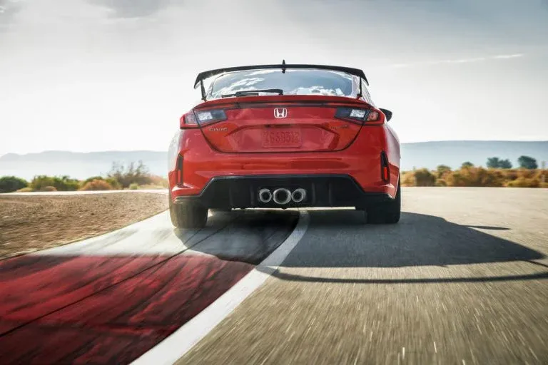 Parte Trasera Honda Civic Type R 2023 Rojo