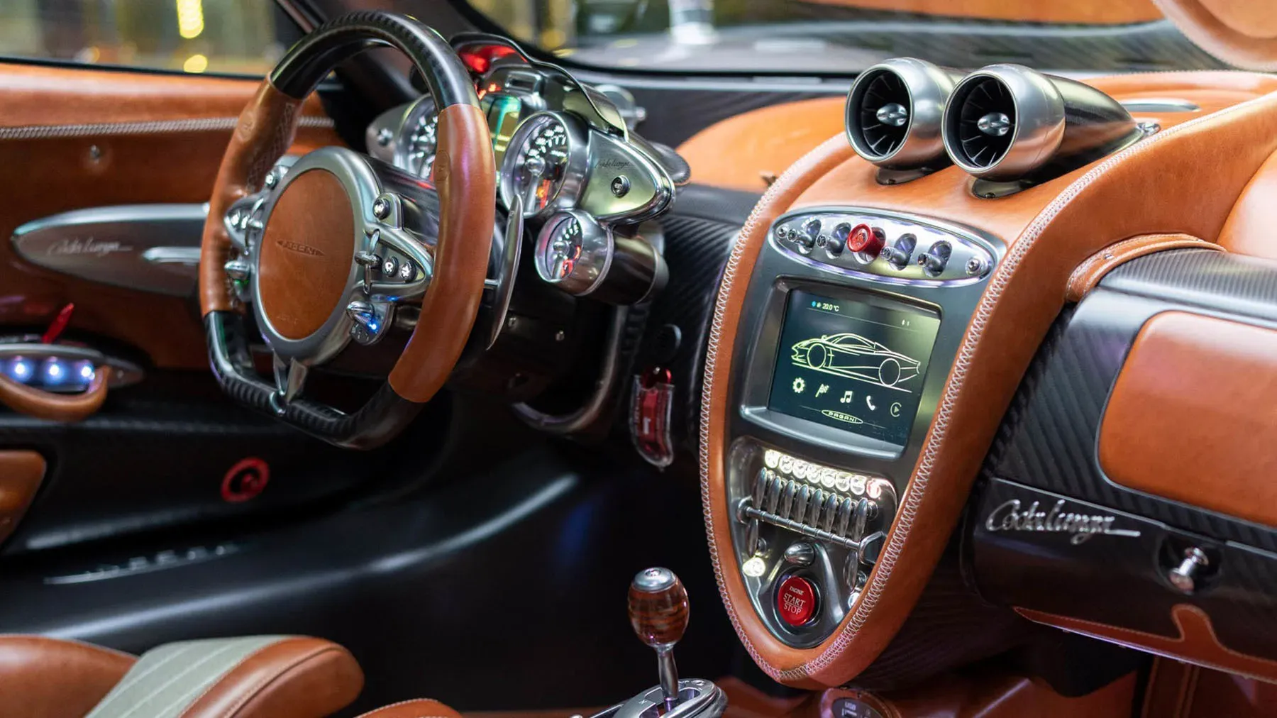 Pagani Huayra Codalunga Interior