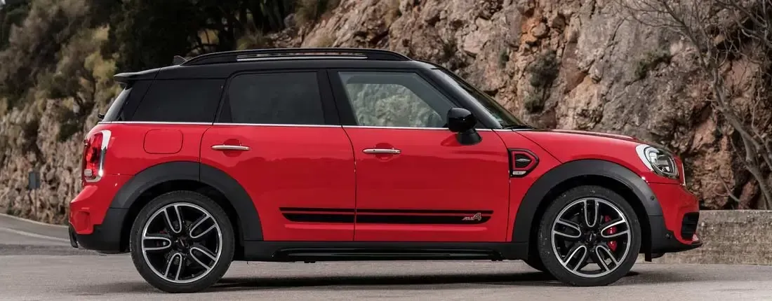 Lateral Mini Countryman JCW Rojo