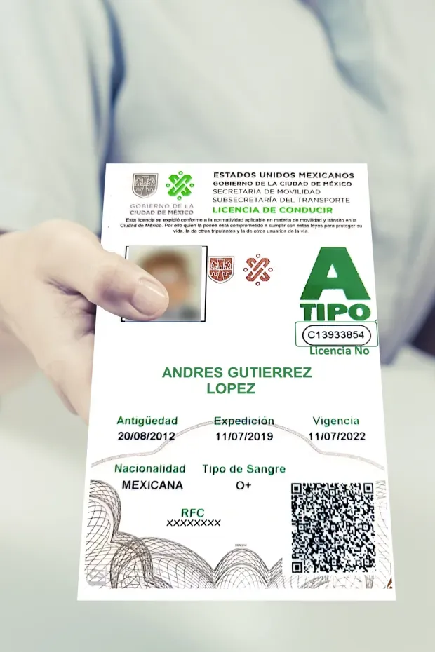 Licencia de conducir tipo A