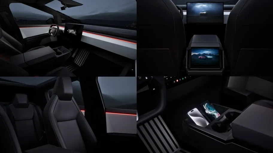 Interior Tesla Cybertruck 