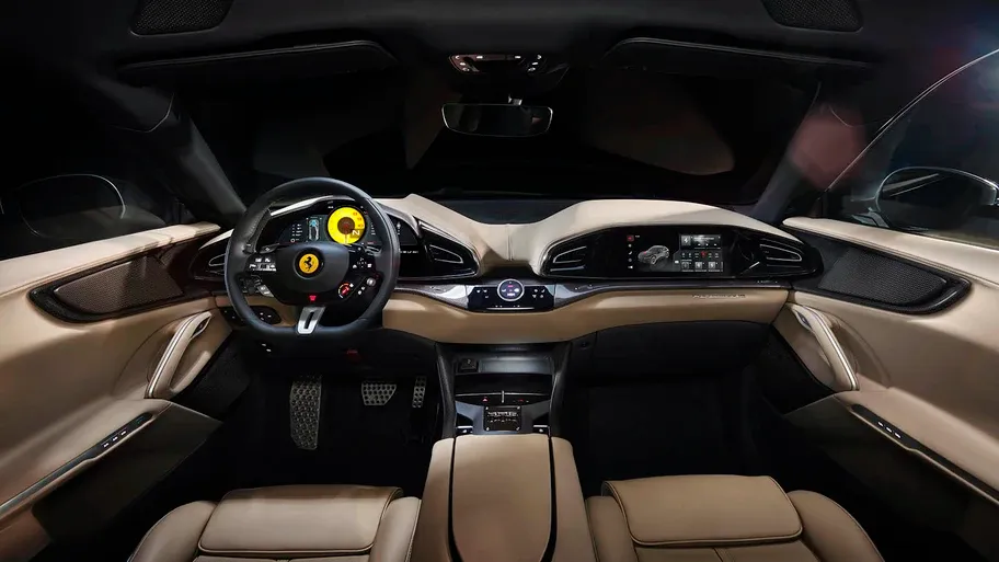 Interior Ferrari Purosangue