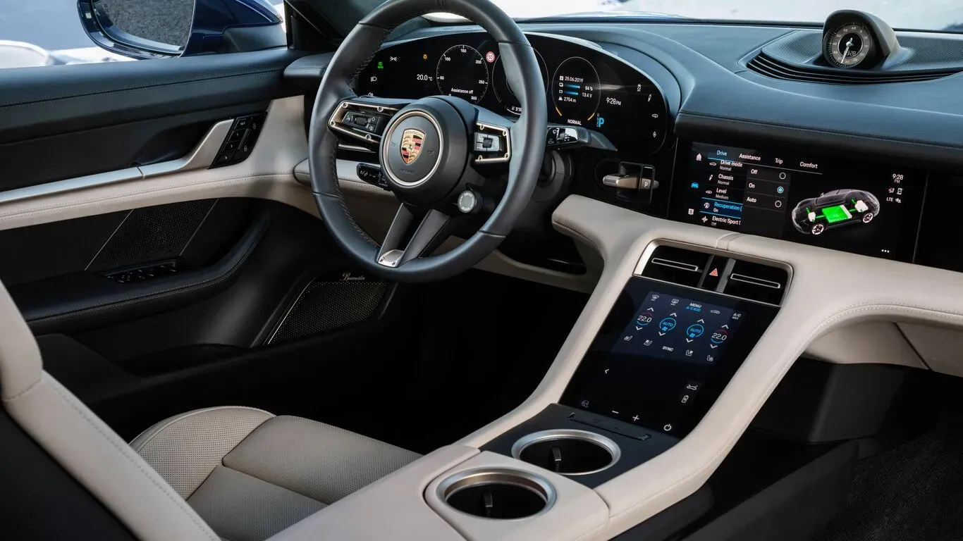 Interior Porsche Taycan Turbo S