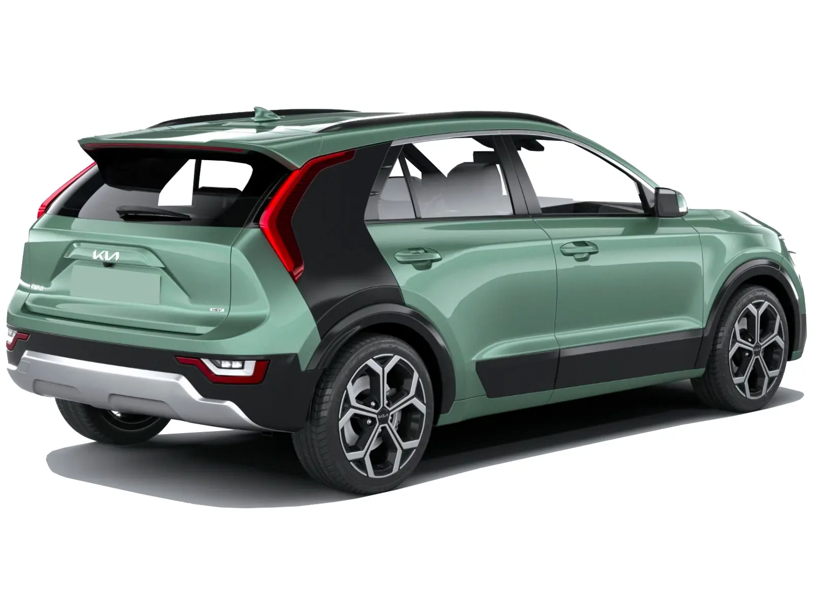 Lateral Kia Niro 2024 Verde