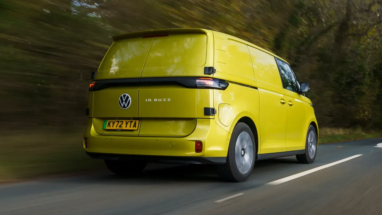 Parte Trasera Volkswagen ID. Buzz Cargo Amarillo