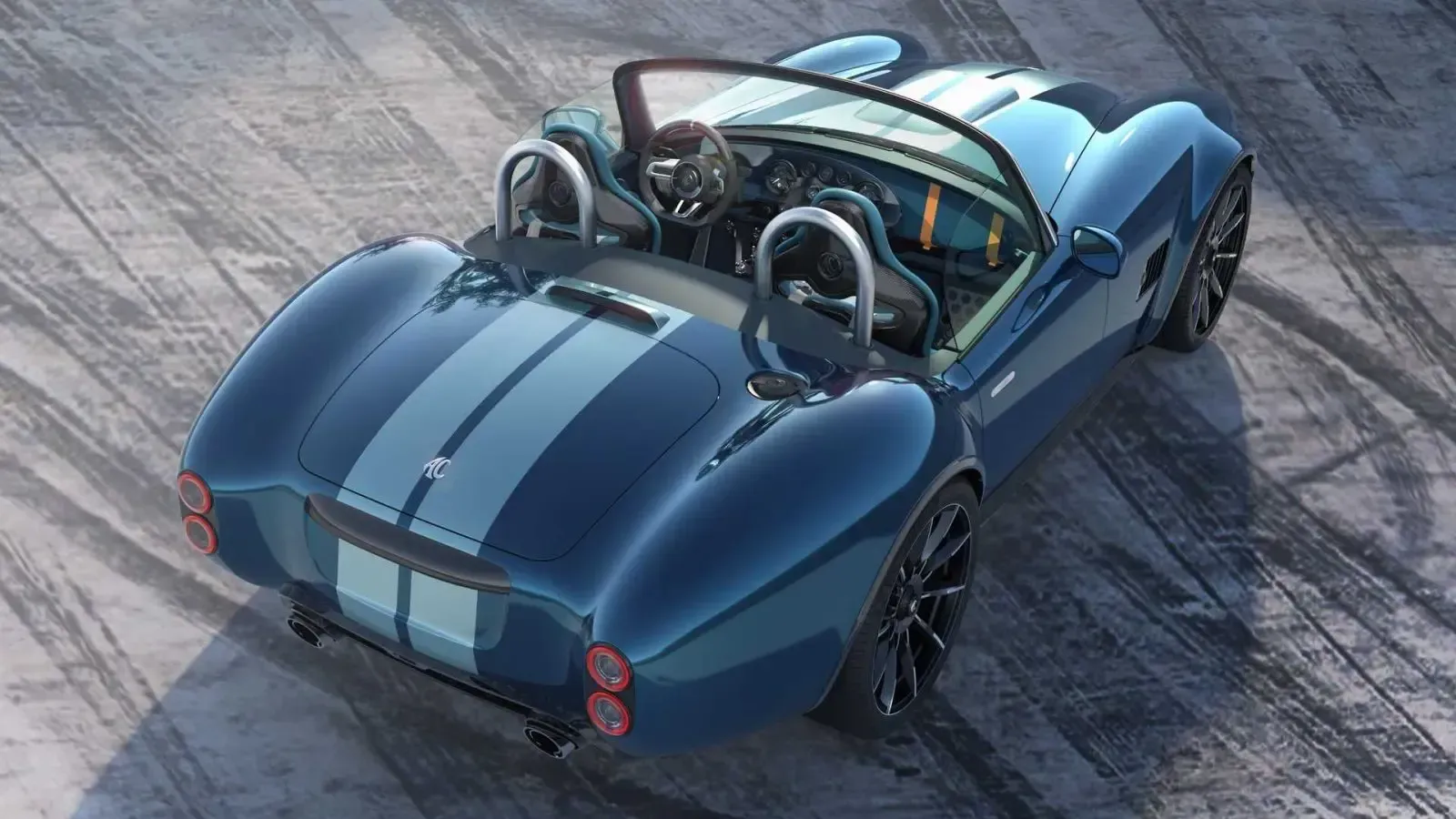 Parte Trasera AC Cobra GT Roadster Azul