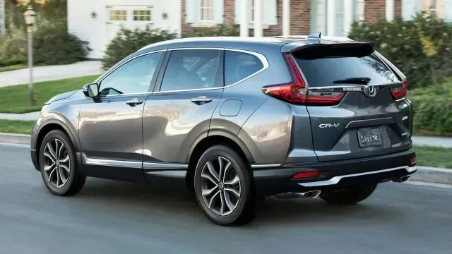 Lateral Honda CR-V Gris