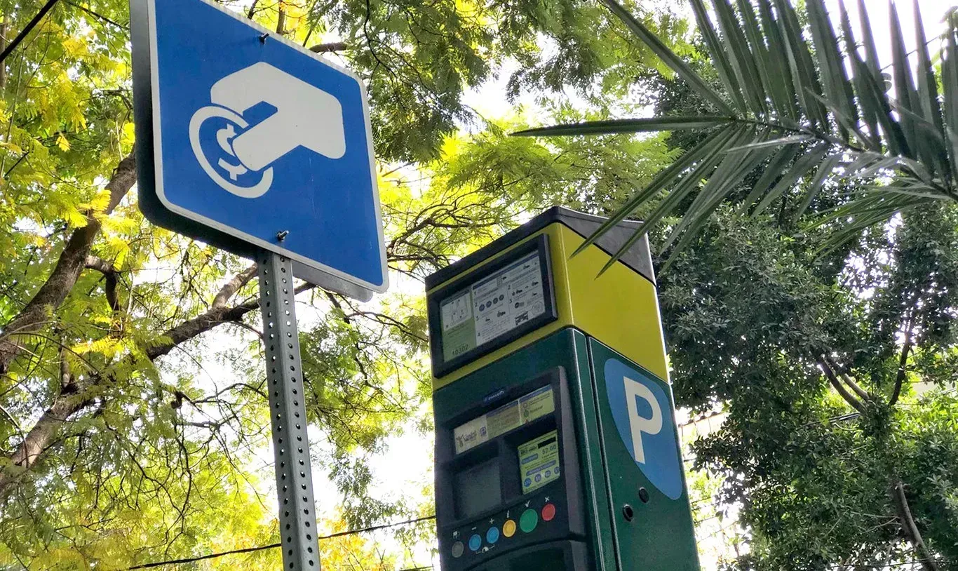 Parquímetro de autos 