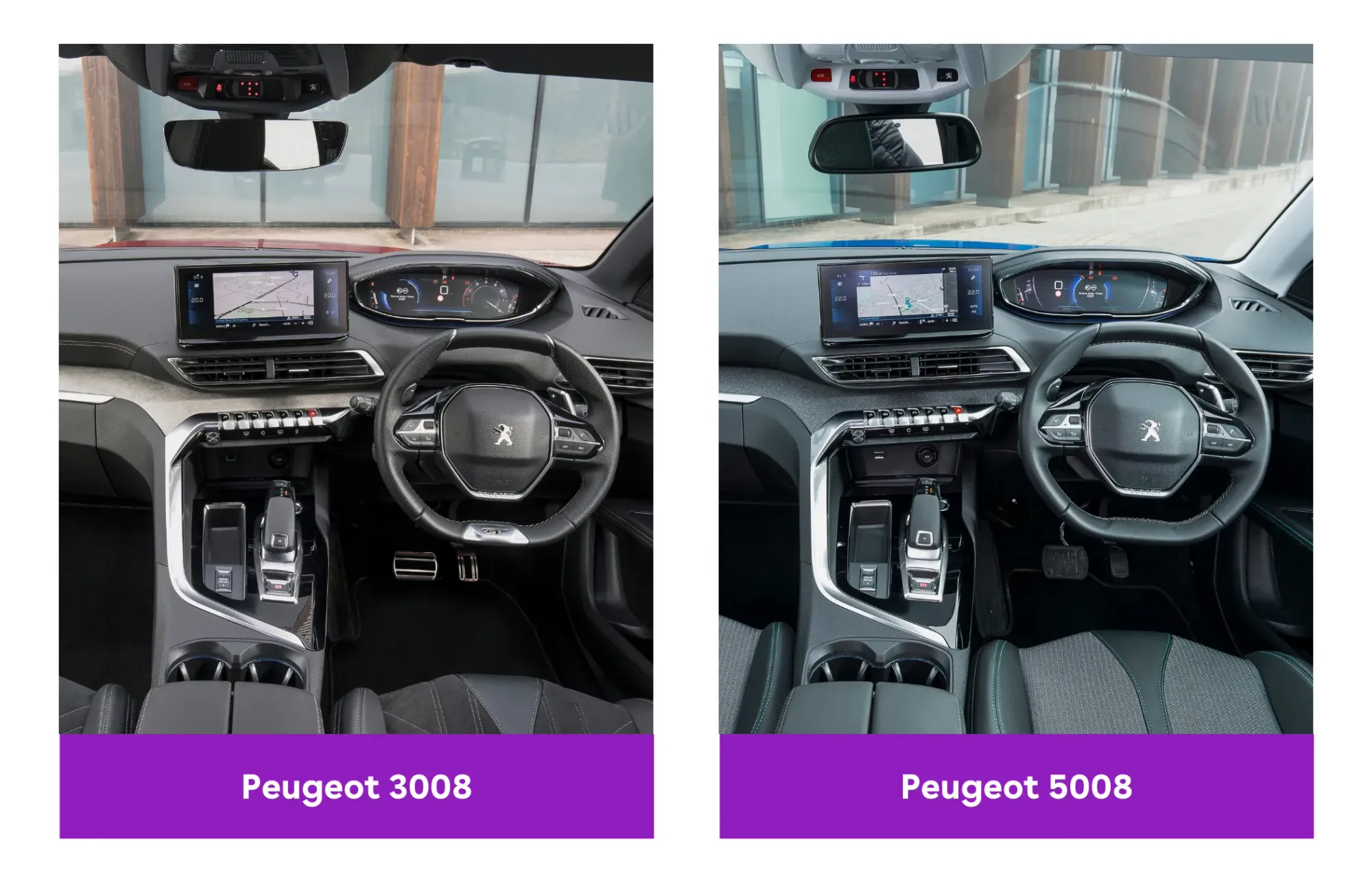 Interior Peugeot 5008 y 3008