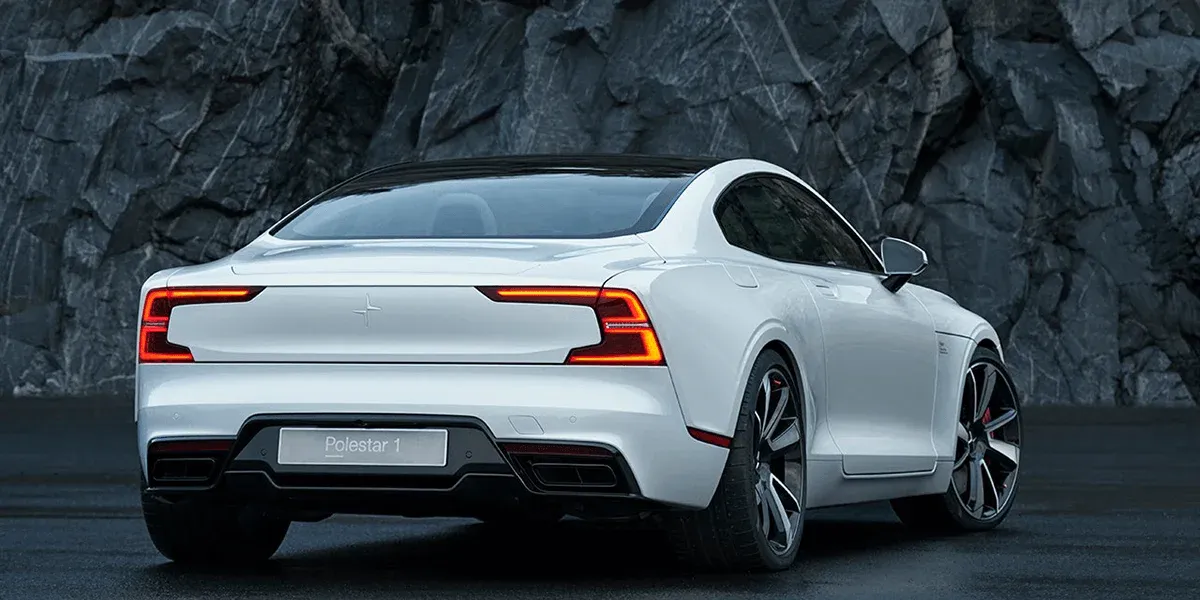 Parte Trasera Polestar 1 Blanco