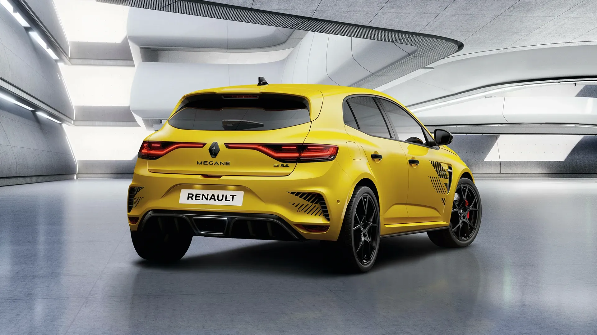 Parte Trasera Renault Mégane RS Ultim Amarillo