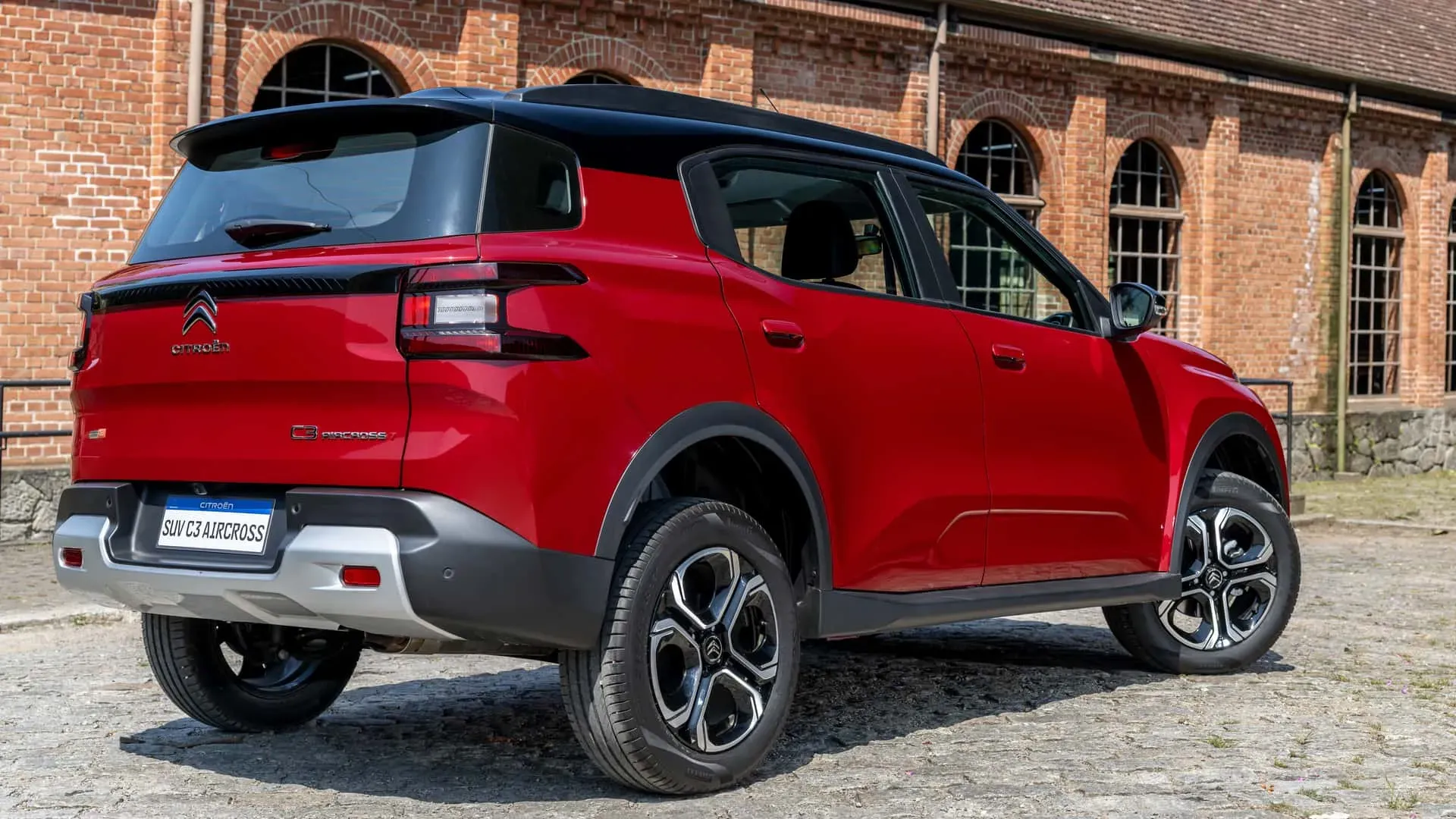 Parte Trasera Citroën C3 Aircross Rojo