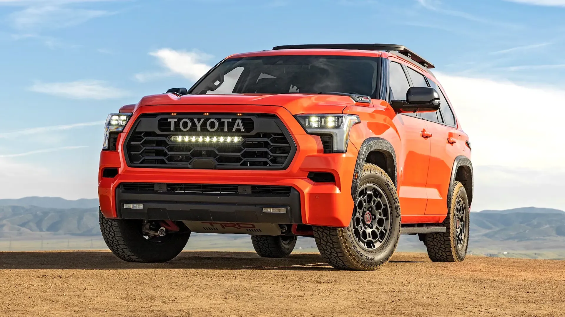 Toyota Sequoia TRD Pro 2024 Naranja