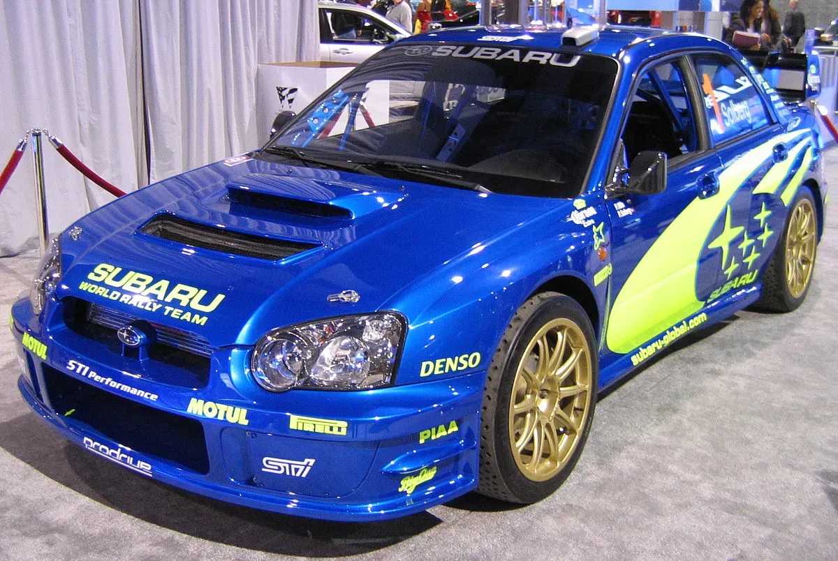 Subaru Impreza azul