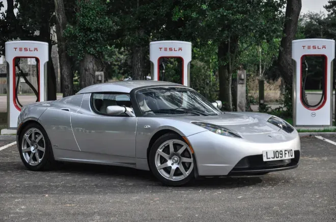 Tesla Roadster 2008 Gris