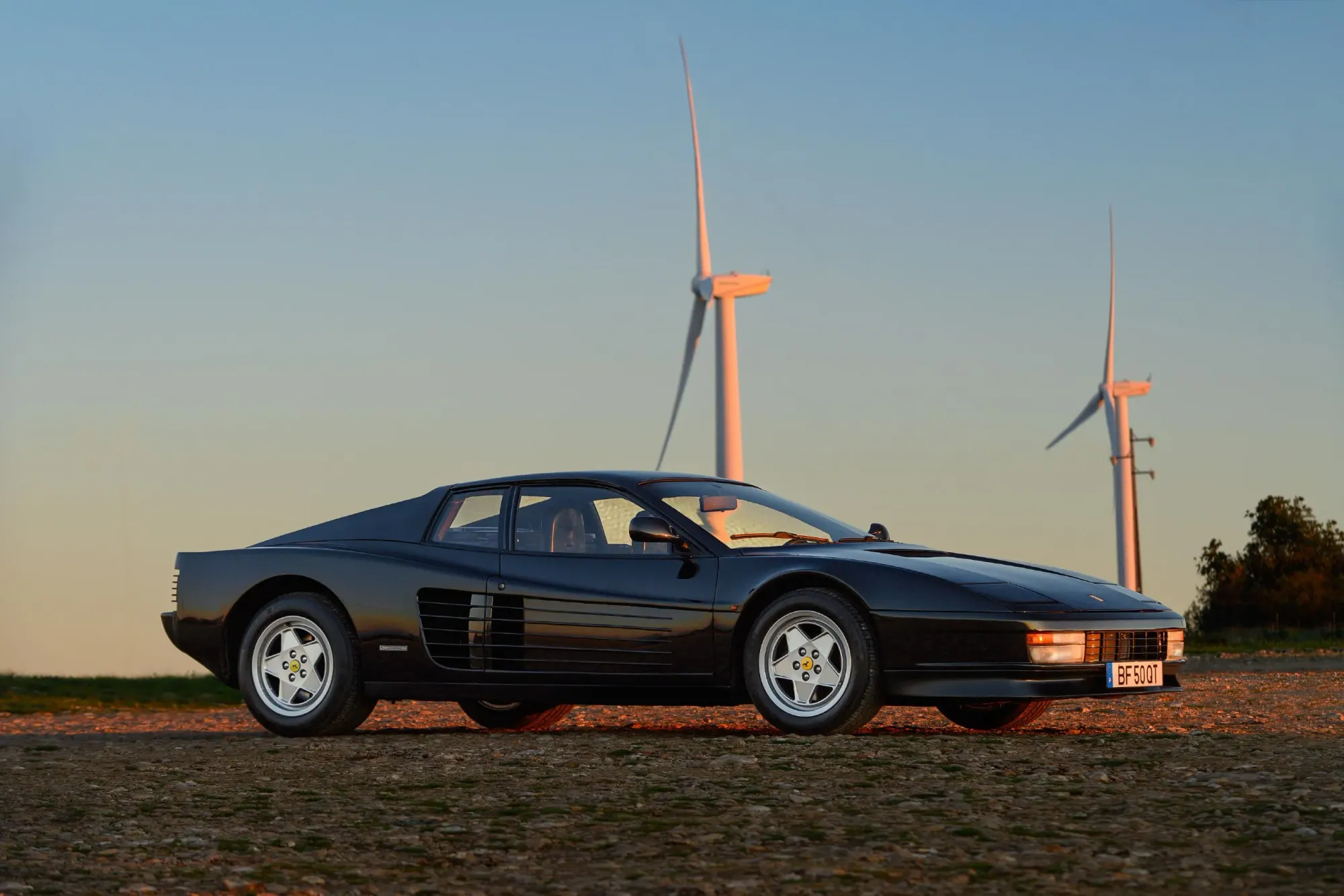 Ferrari Testarossa 1988 Negro