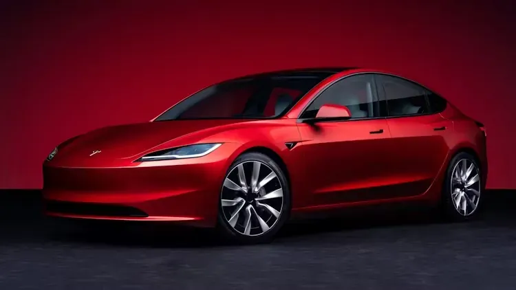 Tesla Model 3 Rojo