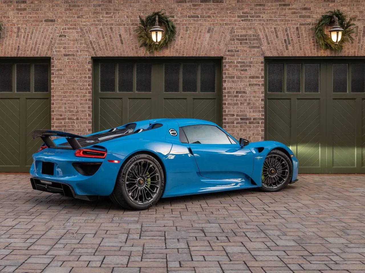 Porsche 918 Spyder Turquesa