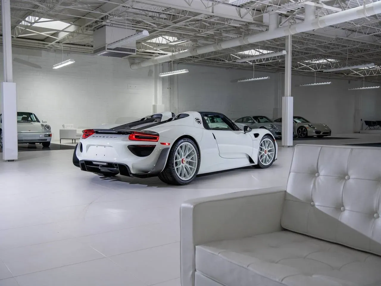 Porsche 918 Spyder Blanco