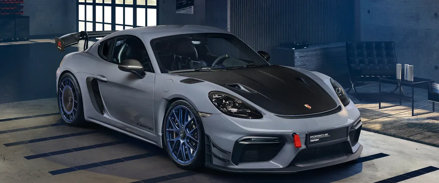 Porsche 718 Cayman GT4 RS Gris