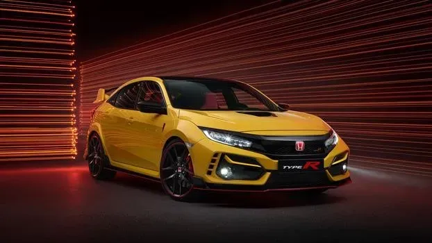 El Honda Civic Type R Amarillo