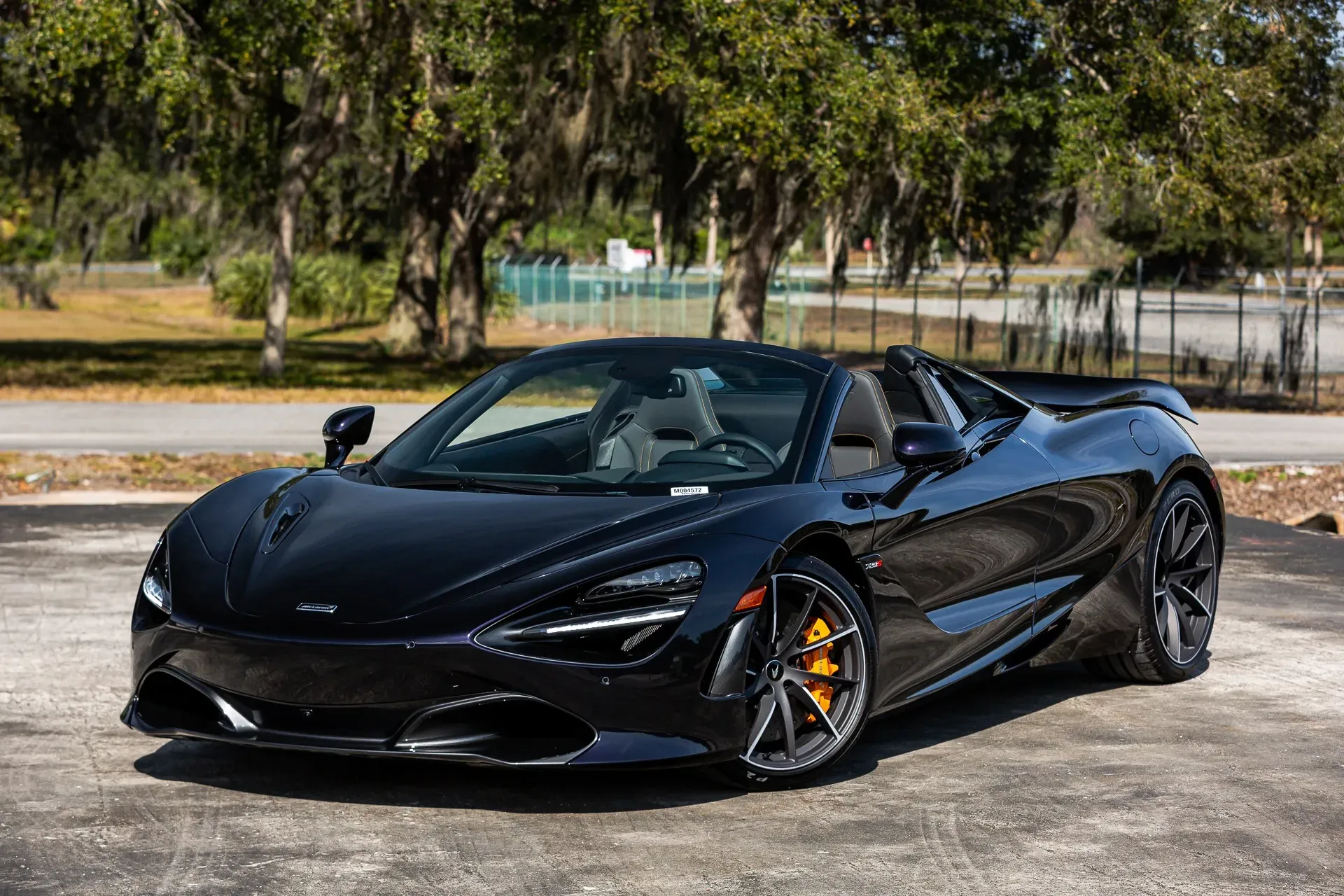 McLaren 720S Spider Negro