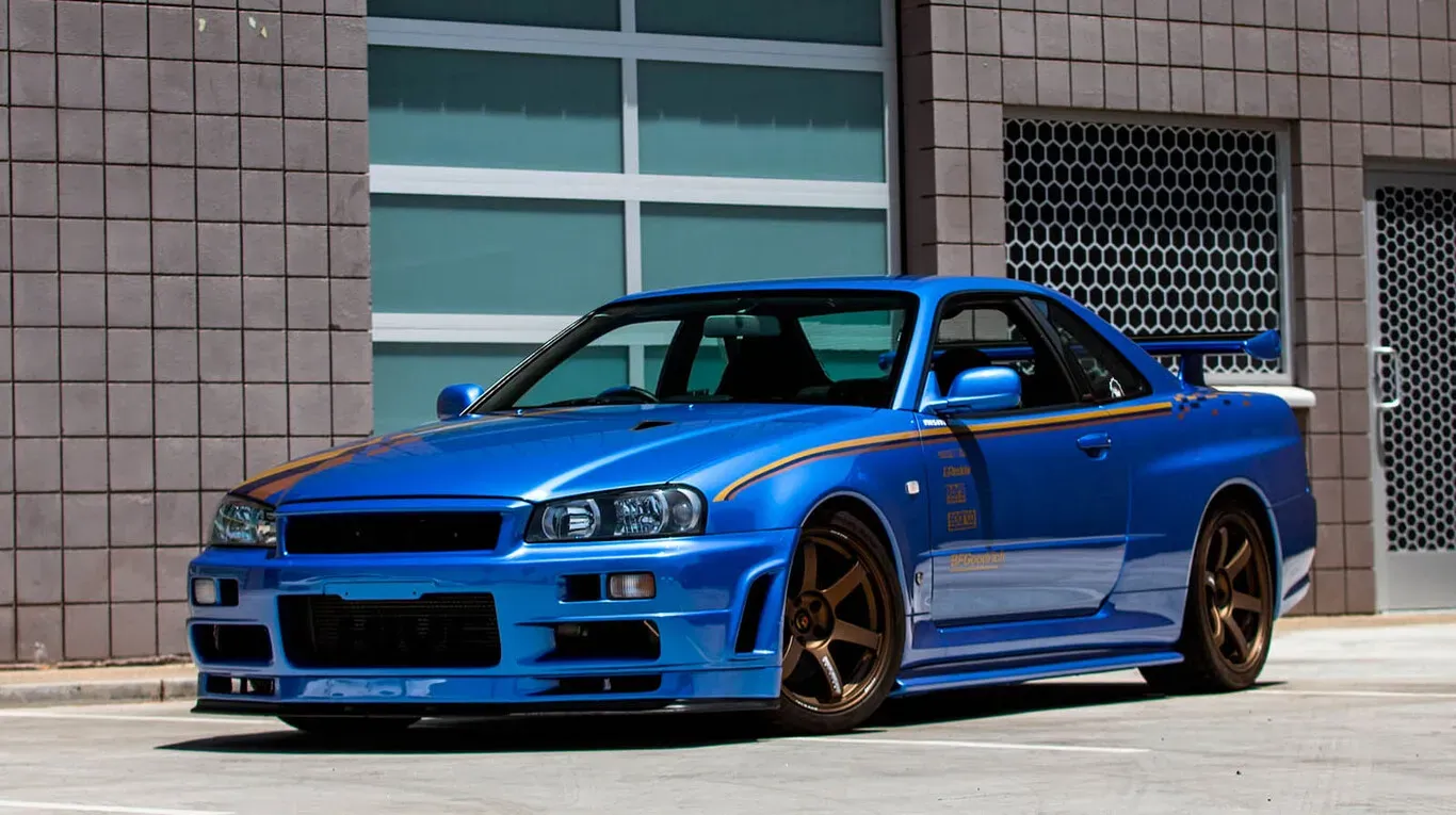 Skyline R34 Azul