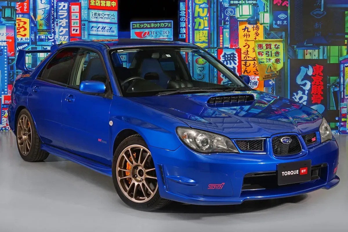 Subaru Impreza WRX STI Azul