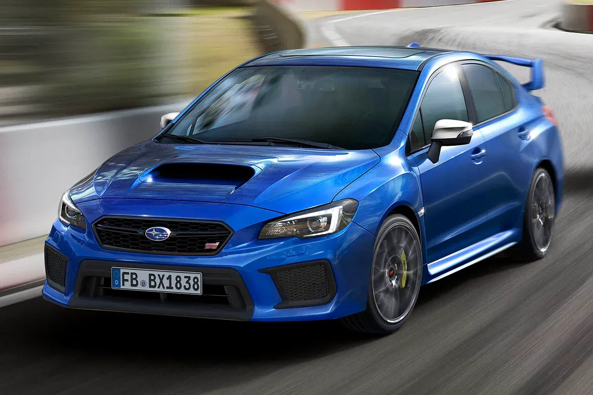 Subaru STI Azul